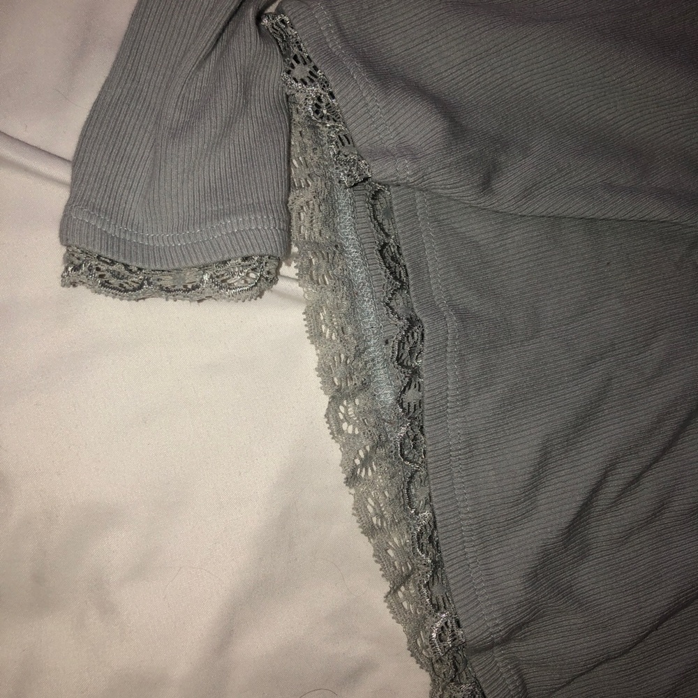 Light blue long sleeve fitted shirt